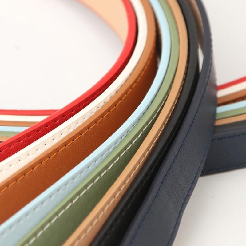 Formal Belt Leather Thin - Ceinture taille Punk pour adultes, avec