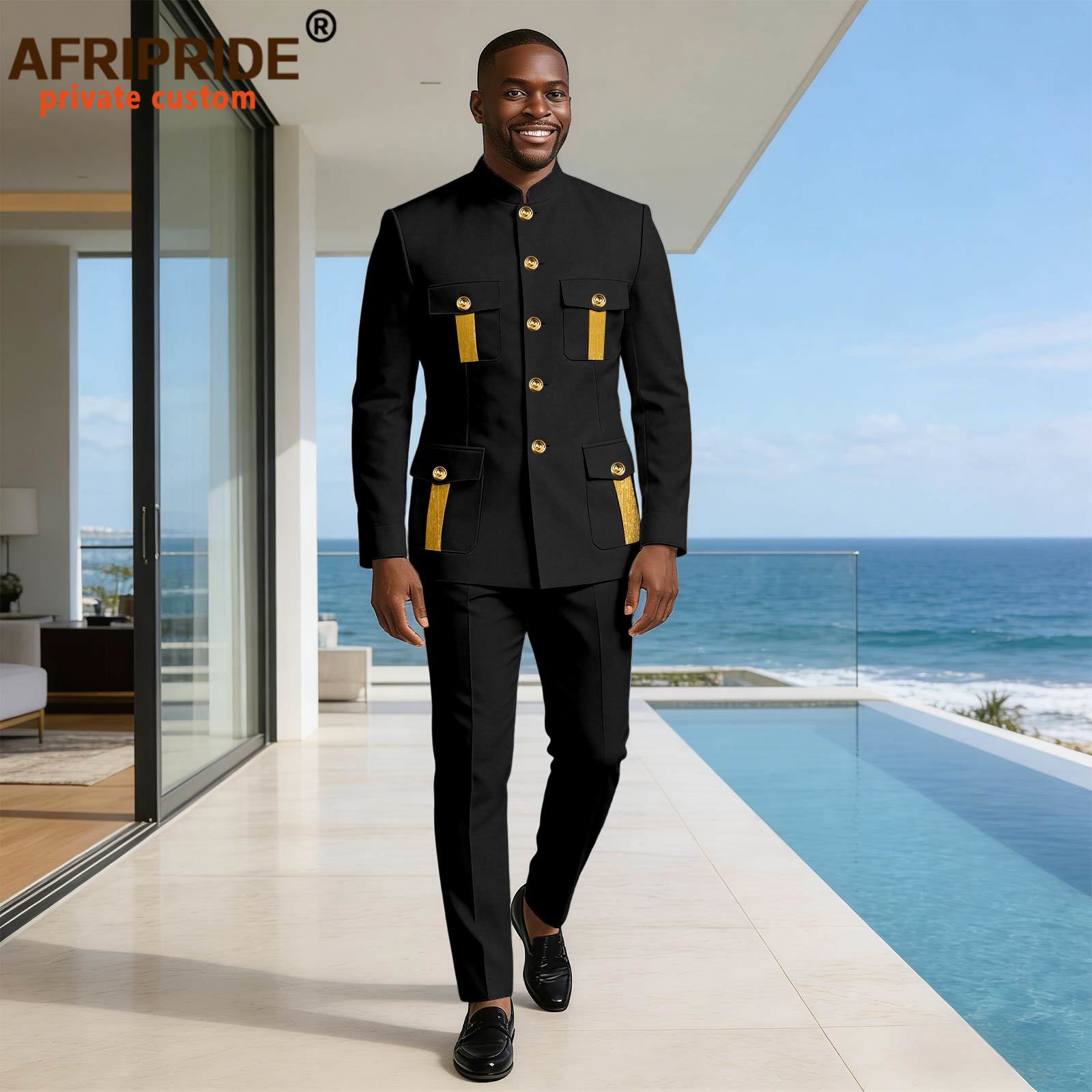 Men Formal Wear Clothes - Ensemble 2 pièces pour homme, vêtements