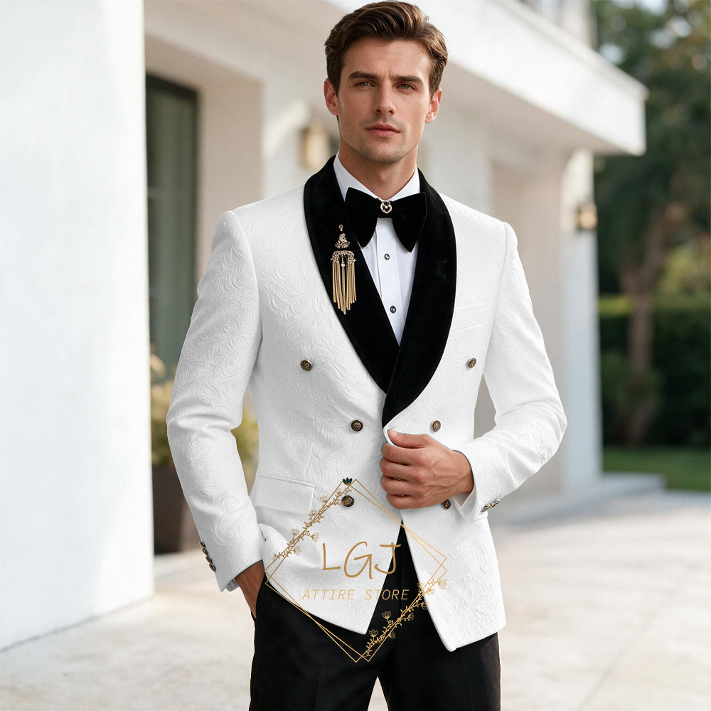 Men Formal Wear For Dinner - Ensemble de smoking de luxe 2