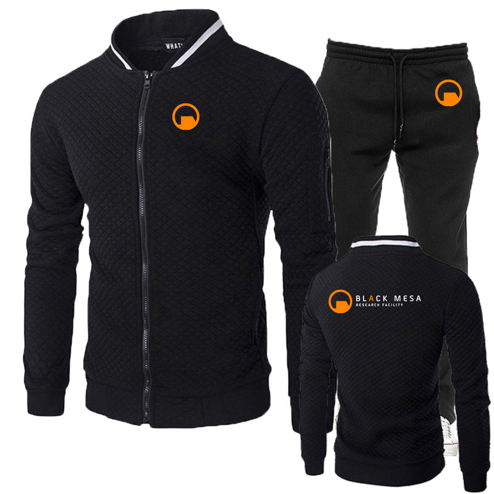 Slim Fit Suit Set - Black Mesa Research Facility Nouveau costume
