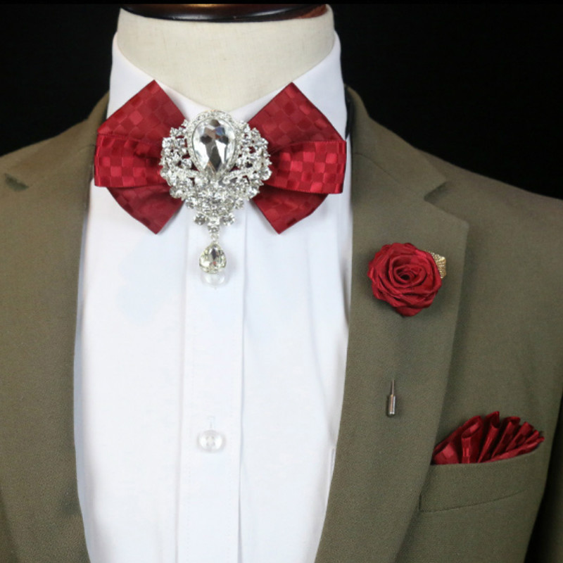 Men'S Formal Wear Bow Ties - Broche de mariage en biscuits pour
