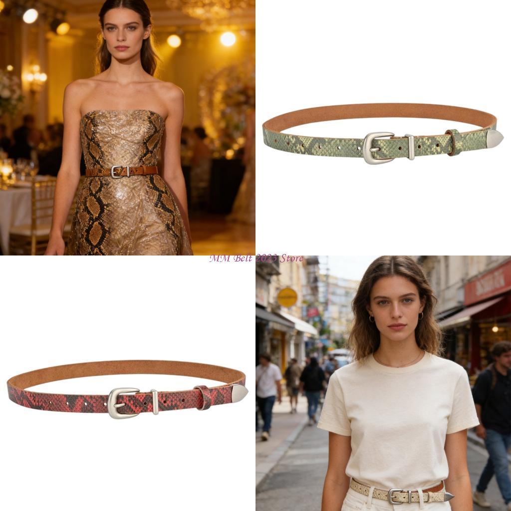 Formal Belt Leather Thin - 49ME – ceinture fine tendance pour