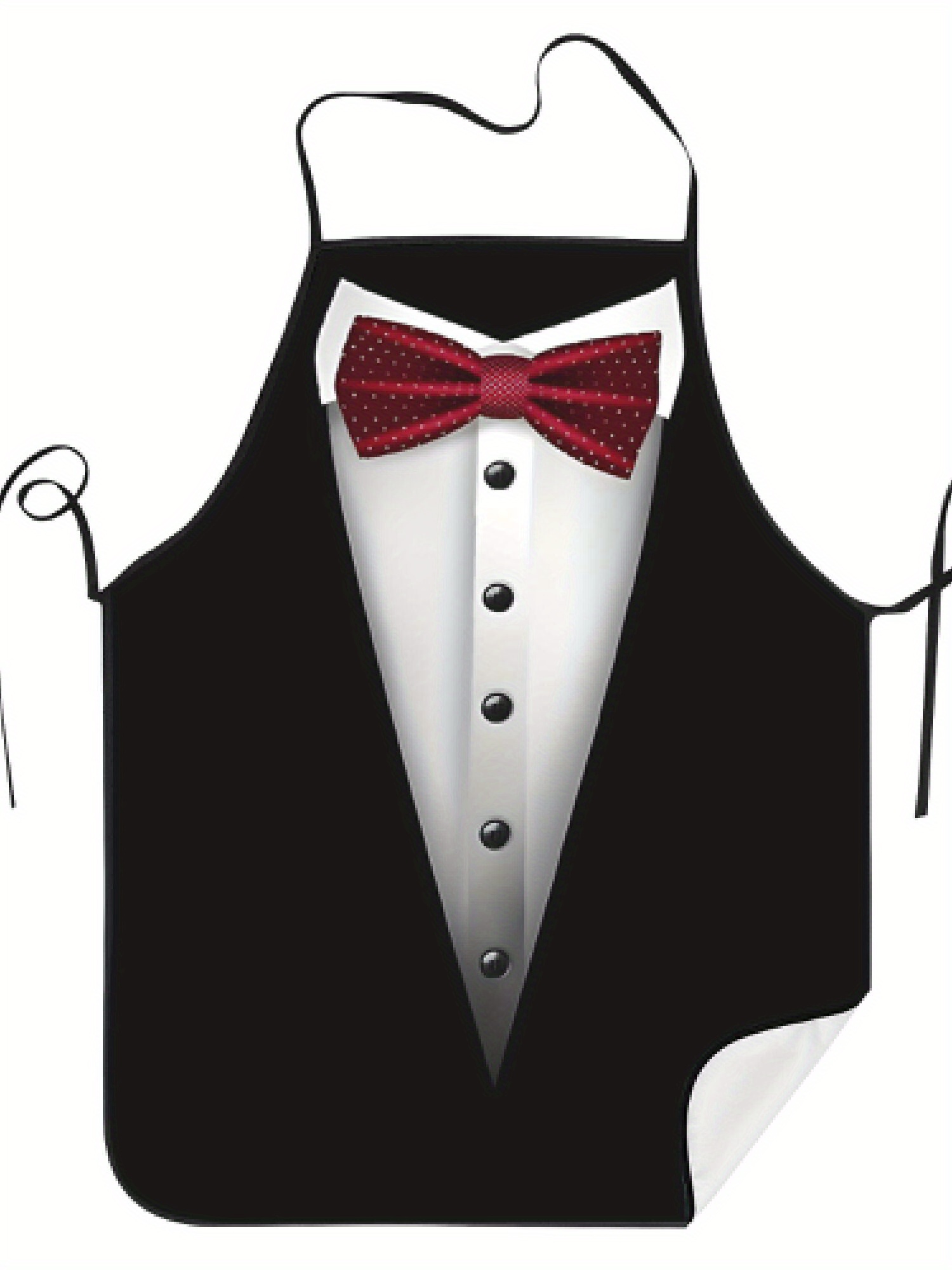 Men'S Formal Wear Bow Ties - Tablier de smoking rouge avec nœud