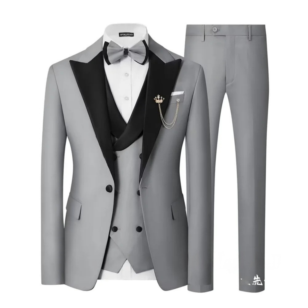 Costume de smoking 3 pièces aj - Men Formal Wear For Dinner avis et prix