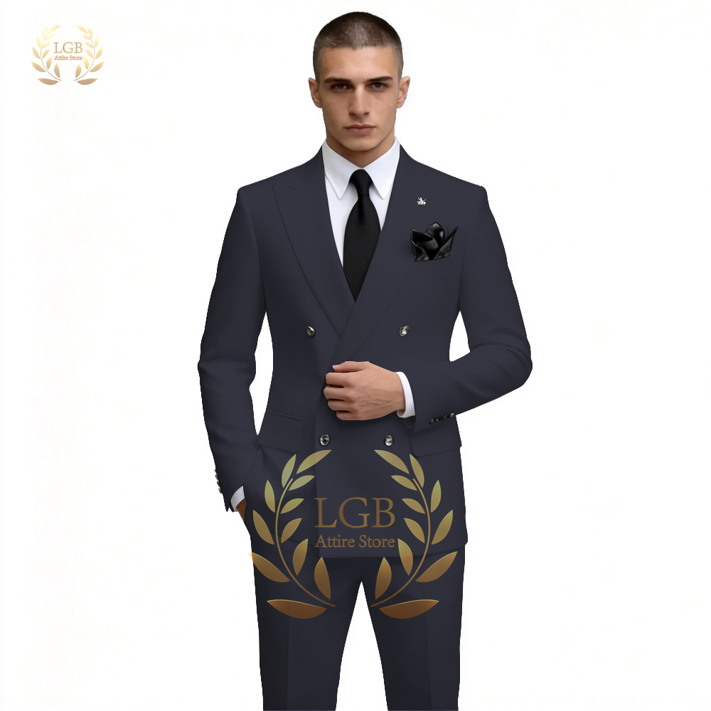 Costume Homme Blanc Croisé 2 P - Men Formal Wear For Dinner avis et prix