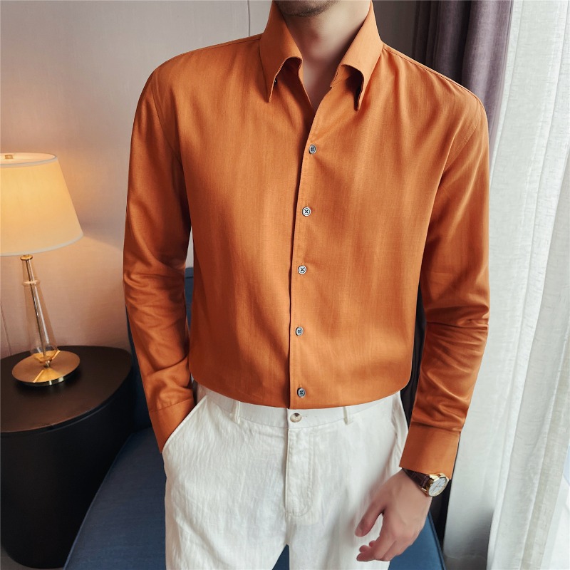 Chemises 100% Lyocell respiran - Men Formal Wear Clothes avis et prix