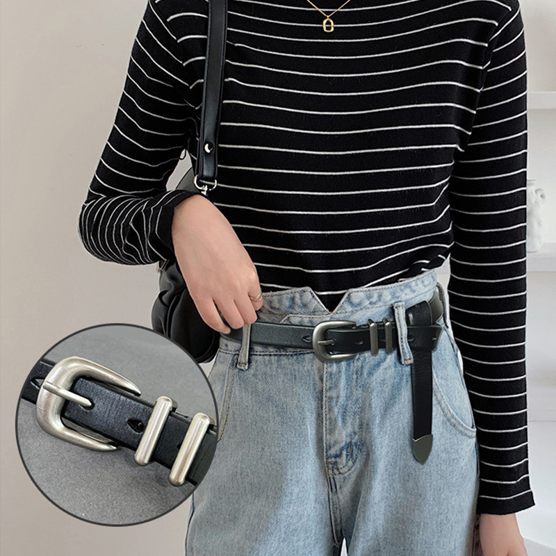 VATLTY 2.3cm Ceinture En Cuir  - Formal Belt Leather Thin avis et prix