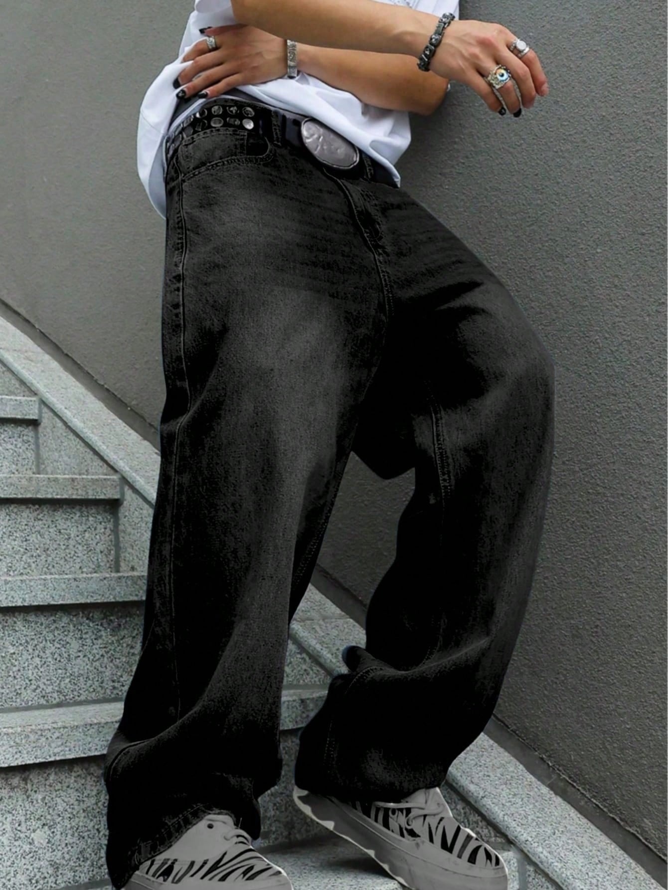 Jean ample à jambe droite pour - Men'S Urban Formal Wear avis et prix