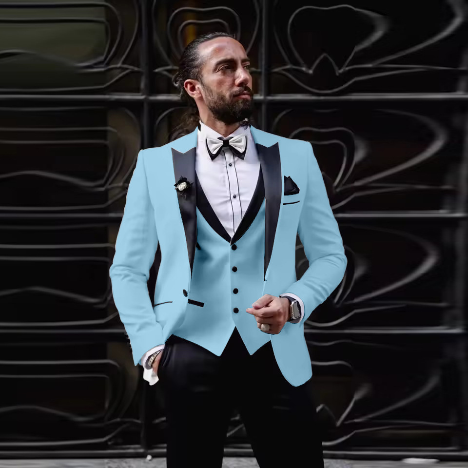 Costume de smoking 3 pièces po - Men Formal Wear For Dinner avis et prix