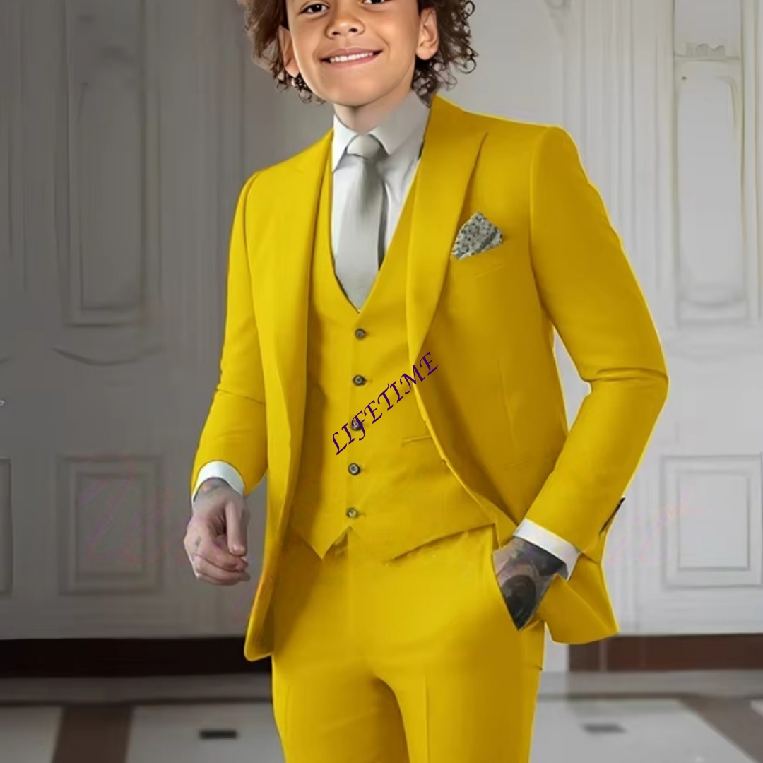 Costume trois pièces vert clai - Formal Wear For Men Kids avis et prix