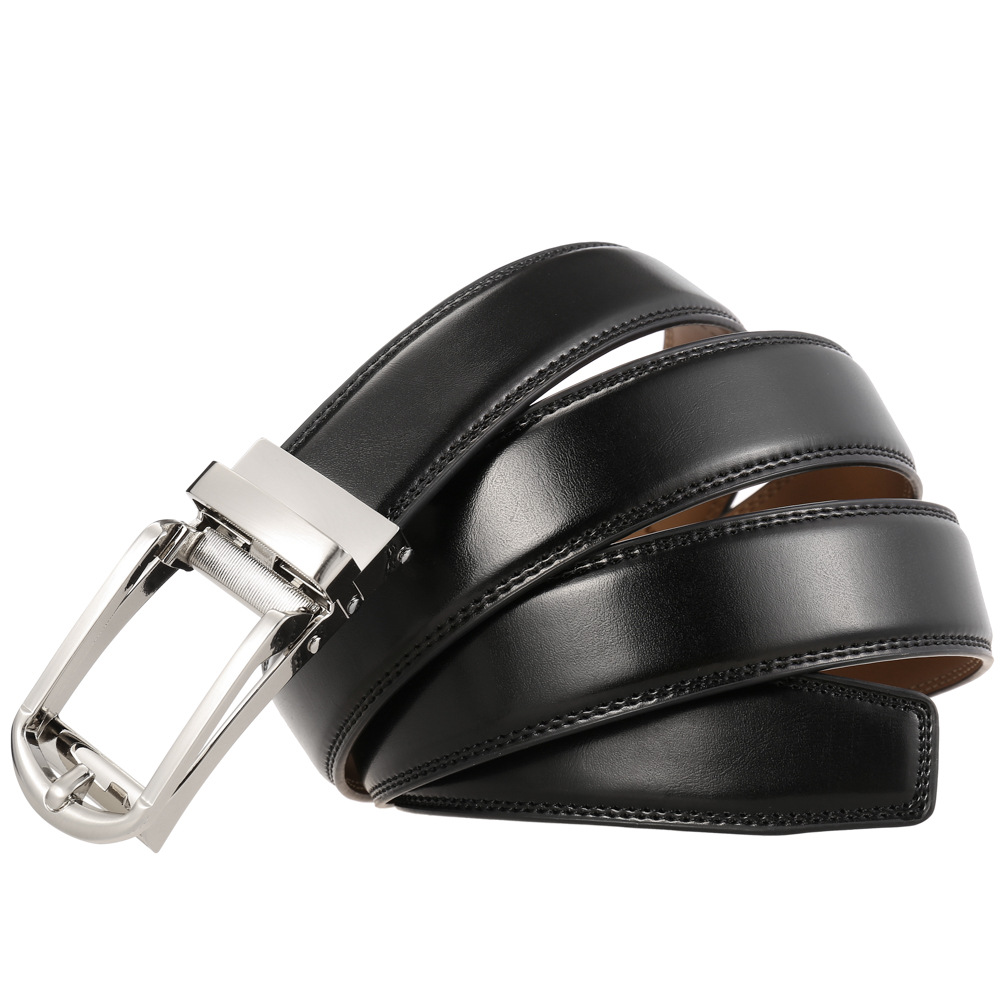 Ceinture à cliquet automatique - Formal Belt Leather Thin avis et prix