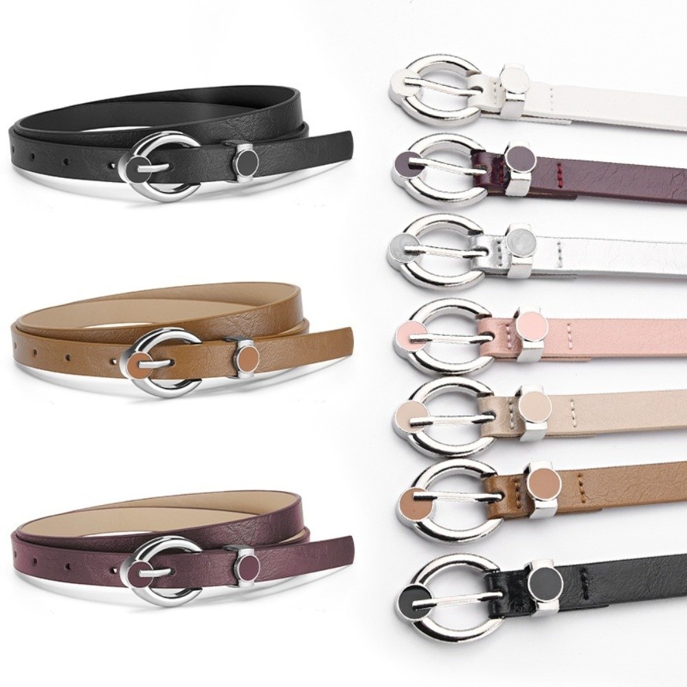 Ceinture fine à boucle en alli - Formal Belt Leather Thin avis et prix