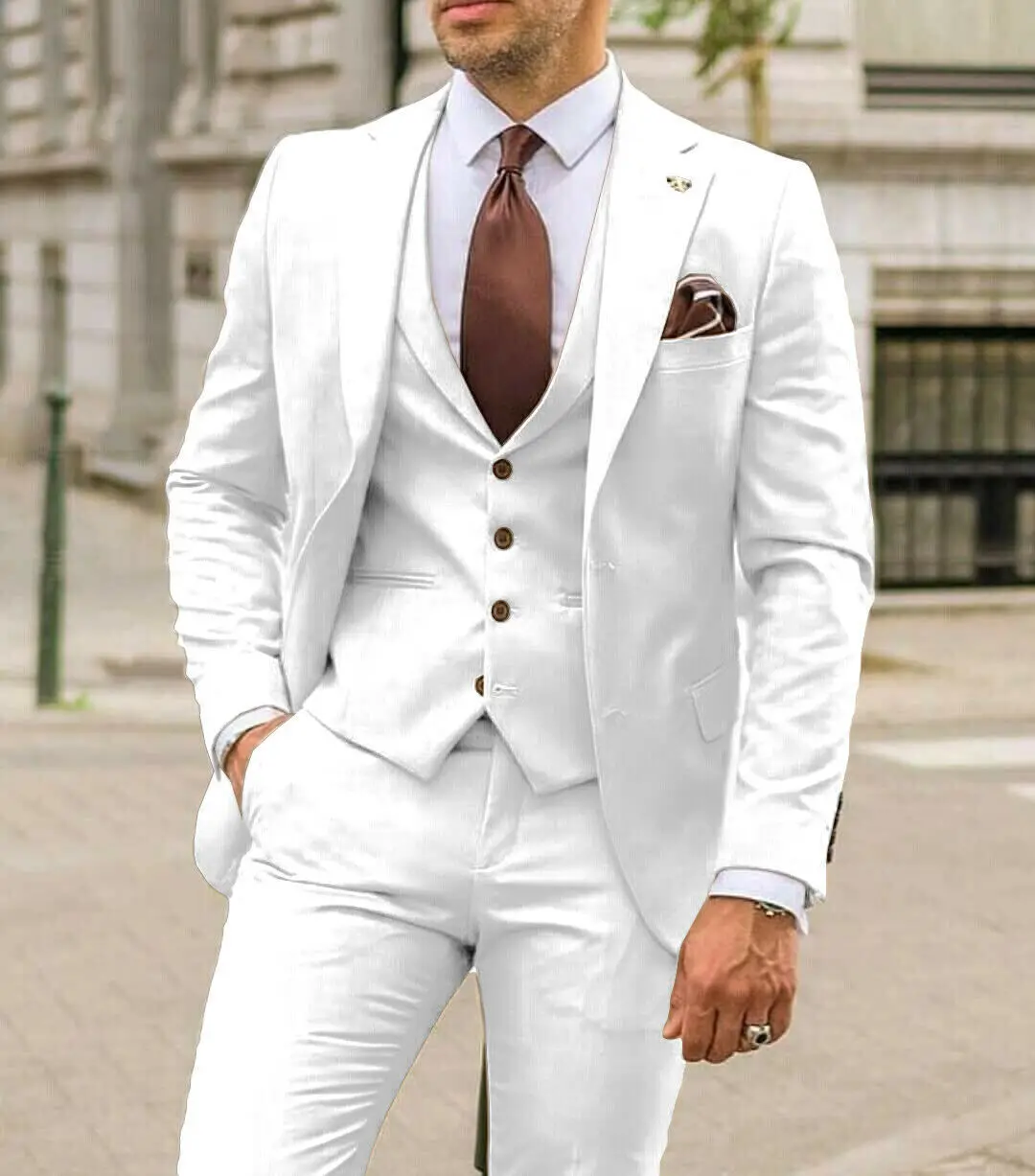 Costume homme à revers cranté, - Men Formal Wear For Dinner avis et prix